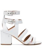 Laurence Dacade White Rela 70 Strappy Leather Sandals