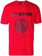 Love Moschino Love Peace T-shirt - Red
