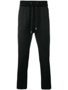 Les Hommes Embellished Side Panel Track Pants - Black