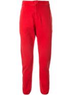 Bassike Slim-fit Track Pants - Red