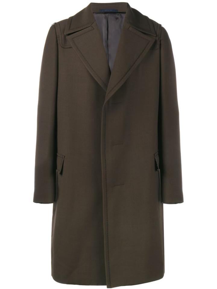 Lanvin Notched Lapel Overcoat