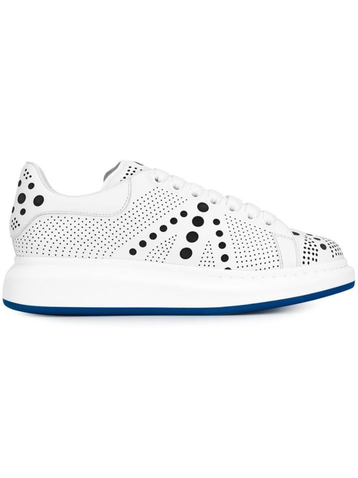 Alexander Mcqueen Extended Sole Laser Cut Sneakers