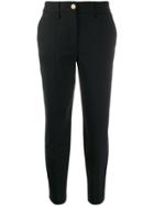 Just Cavalli Tailored Cropped Leg Trousers - Black