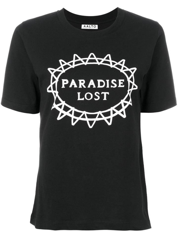 Aalto Graphic Printed T-shirt - Black