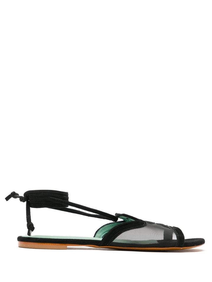 Blue Bird Shoes Rubem Panelled Sandals - Black