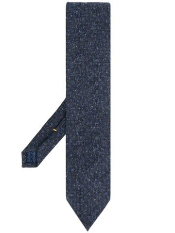 Eton Embroidered Tie - Blue