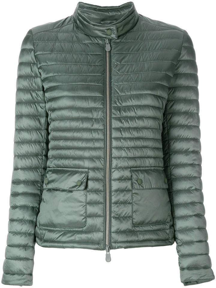 Save The Duck Round Neck Padded Jacket - Green