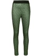 Dolce & Gabbana Jacquard Skinny Trousers - Green