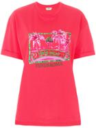 Fendi Logo Patch T-shirt - Red