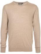 Tiger Of Sweden Round Neck Sweater - Brown