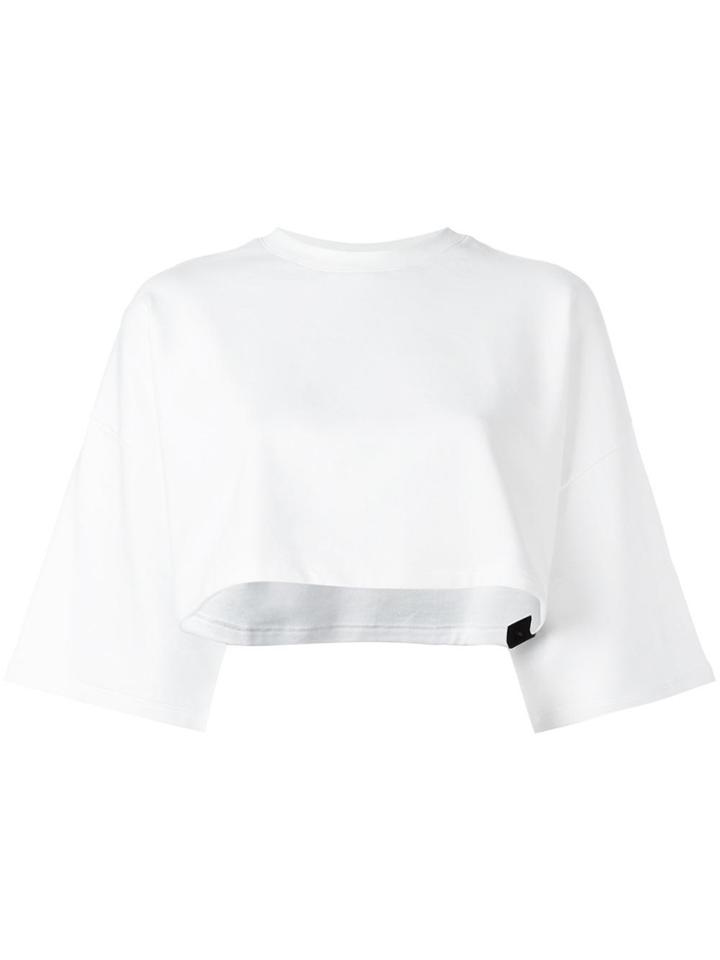 Puma 'puma By Rihanna' Cropped Sweatshirt - White