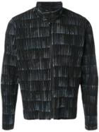Homme Plissé Issey Miyake Pleated Zip Jacket - Black