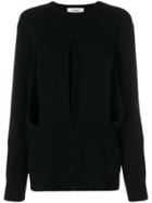 Ports 1961 Cut Out Detail Sweater - Black