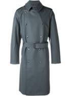 Stutterheim 'ture' Trench Coat, Men's, Size: Medium, Grey, Cotton/polyester/pvc
