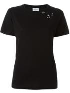 Saint Laurent Music Note Printed T-shirt, Women's, Size: Xs, Black, Cotton