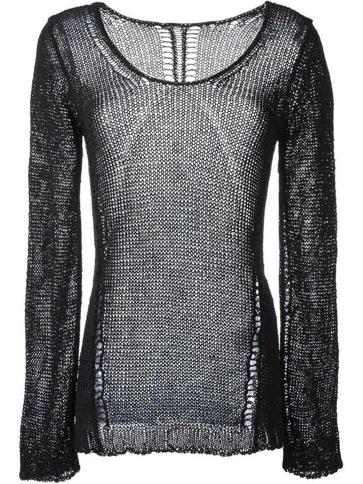 P.a.r.o.s.h. 'bloss' Sweater, Women's, Size: Xs, Black, Linen/flax/polyamide