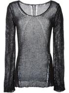 P.a.r.o.s.h. 'bloss' Sweater, Women's, Size: Xs, Black, Linen/flax/polyamide