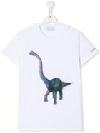 Lanvin Enfant Teen Dinosaur Print T-shirt - White