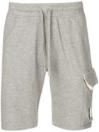 Cp Company Lens Track Shorts - Grey