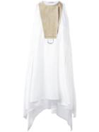 Paco Rabanne Contrasting Bib Dress