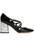 Marc By Marc Jacobs Glittered Heel Pumps
