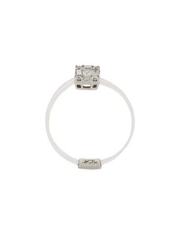 Sarah Noor Clear Band Ring, Size: 5 1/2, Metallic