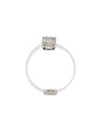 Sarah Noor Clear Band Ring, Size: 5 1/2, Metallic