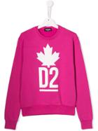 Dsquared2 Kids Logo Sweatshirt - Pink