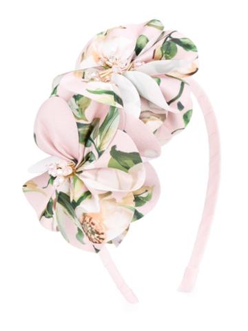 David Charles Kids Bead Embellished Floral Headband, Girl's, Pink/purple