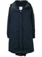 Aspesi Hooded Parka Coat - Blue