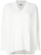 Hope V-neck Jumper - White