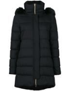 Herno - Padded Coat - Women - Fox Fur/polyester - 42, Blue, Fox Fur/polyester