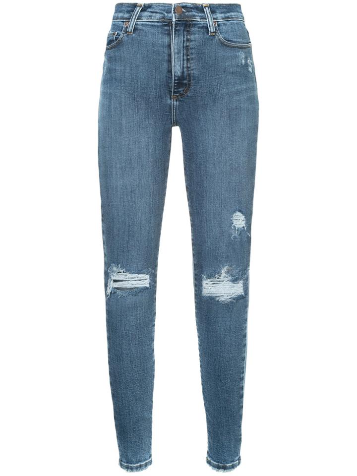 Nobody Denim Siren Skinny Ankle Riot - Blue