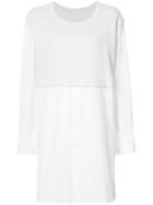 Y's Combo Blouse - White