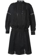 Sacai Lace Panel Dress, Women's, Size: 2, Black, Cotton/polyester