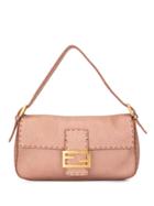 Fendi Vintage Selleria Mamma Baguette Shoulder Bag - Pink
