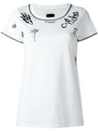 Loha Vete Multiple Prints T-shirt, Women's, Size: Small, White, Cotton