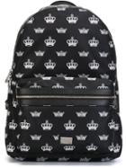 Dolce & Gabbana Crown Print Backpack