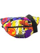 Versace 90's Vintage Logo Oval Belt Bag - White