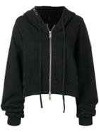 Unravel Project Hooded Bomber Jacket - Black