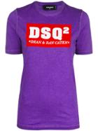 Dsquared2 Branded T-shirt - Pink & Purple