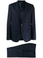 Dolce & Gabbana Checked Single Breasted Suit - Blue