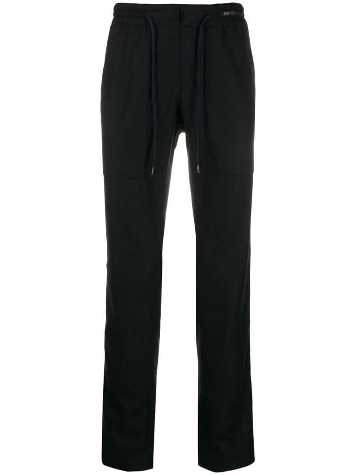 Pt01 Slim Drawstring Trousers - Blue