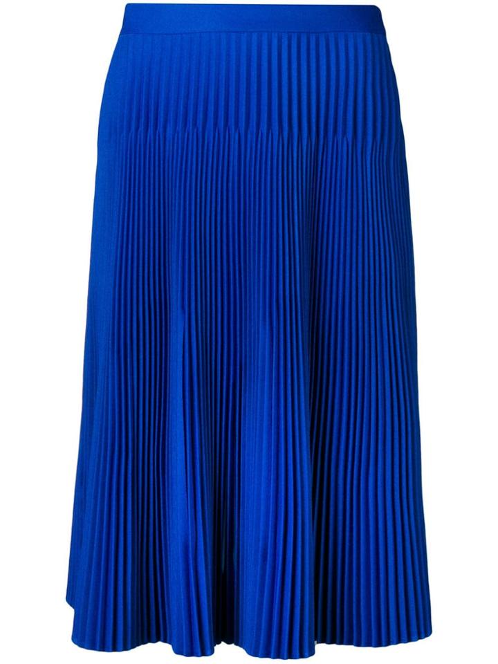 Maison Margiela Pleated Skirt - Blue