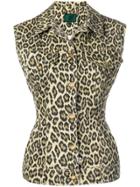 Jean Paul Gaultier Vintage 1990's Leopard Printed Vest - Yellow