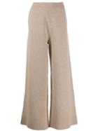 Jil Sander Knitted Wide-leg Trousers - Neutrals