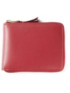 Comme Des Garçons Wallet 'colour Plain' Wallet - Red