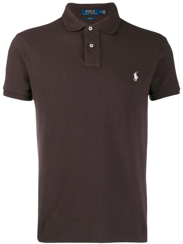 Polo Ralph Lauren Logo Polo Shirt - Brown