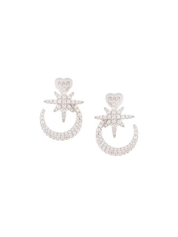 Apm Monaco Meteorites De Noel Stud Earrings - Silver