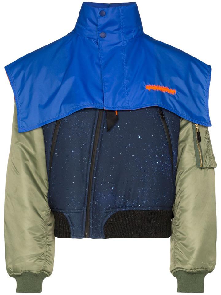 Duran Lantink A1 Space Bomber Jacket - Blue